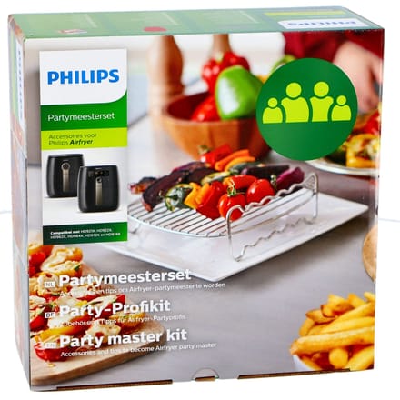 Philips Airfryer XL Accessoires HD9904/01  grillrooster & muffinvormen