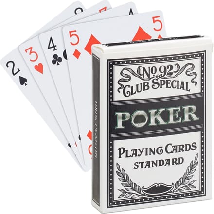 pokerkaarten set - 54 kaarten - waterbestendig - plastic - afwasbaar - beginners