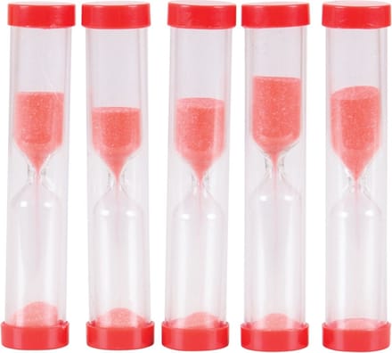 Bigjigs zandloper 30 Seconden Timer (Verpakking van 5)