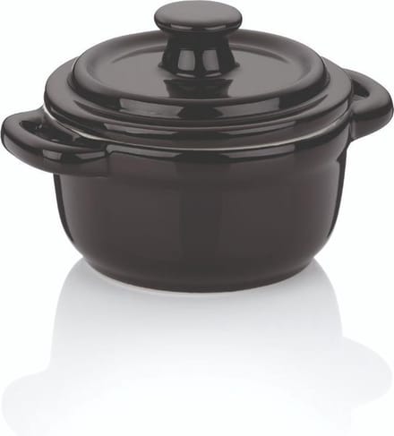 Mini braadpan Keramiek Zwart, 10 cm - Kela | Malin