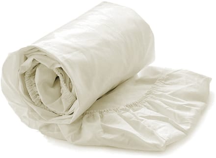 Heckettlane Hoeslaken Elementi - 90x200 cm - 100% Katoen-Satijn - Off-White