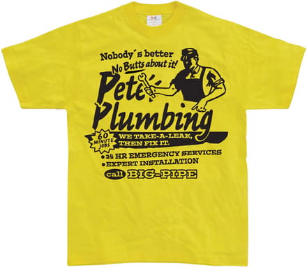 Hybris Petes Plumbing T-shirt SH-1-10998-H25-3