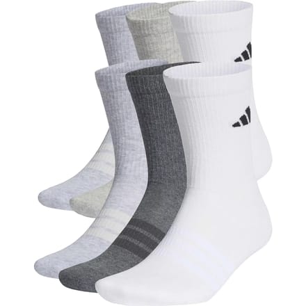 Adidas Performance Gevoerde Sokken 6 Paar - Unisex - Wit