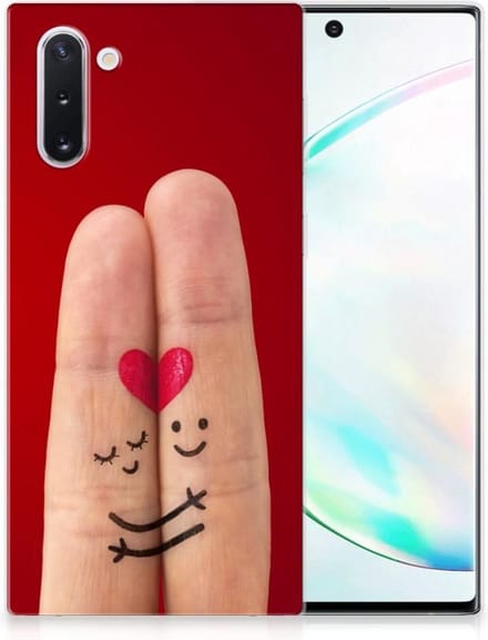 Samsung Galaxy Note 10 Silicone Back Cover Liefde - Origineel Romantisch Cadeau