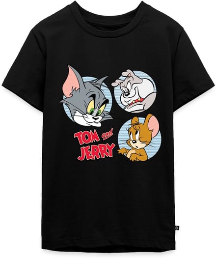 Tom En Jerry Met Hond Spike Premium T-Shirt Tiener