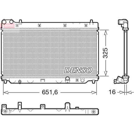 Radiator DENSO DRM40055