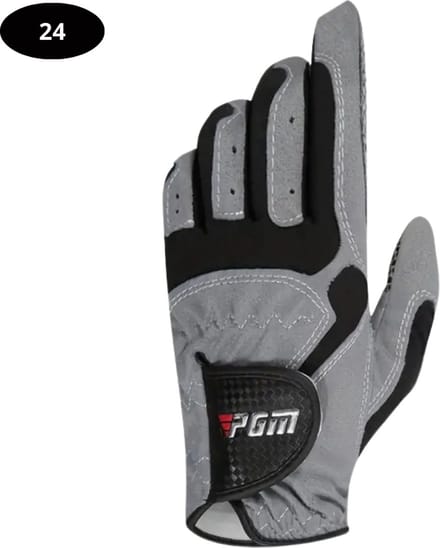 Livano Golfhandschoenen - Golf Accessoires - Handschoen AntiSlip - Heren - Grijs Links - Maat M/L