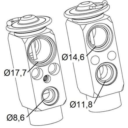 Expansieventiel, airconditioning NRF 38399