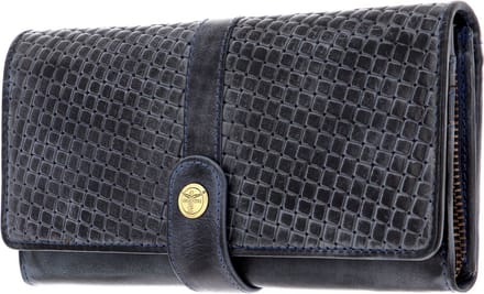 CHIEMSEE Portemonnee Antwerp Wallet with Flap Blue Blauw