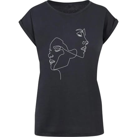 T-shirt dames Mister Tee One Line