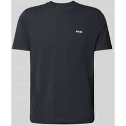 T-shirt met labelprint