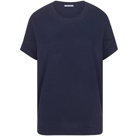 Trui ronde hals 100% SUPIMA®-katoen Van Peter Hahn blauw