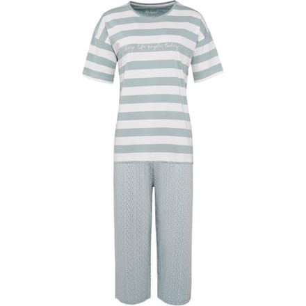By Louise Dames capri korte pyjama set mint