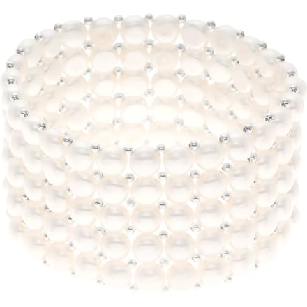 Armband 5 Rijen van Echte Zoetwater Parel - 4 mm