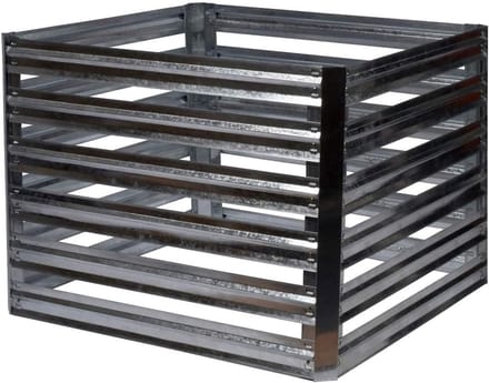 Compostvat voor Tuinafval en Keukenafval, Gegalvaniseerd Metaal, 93x93x70 cm