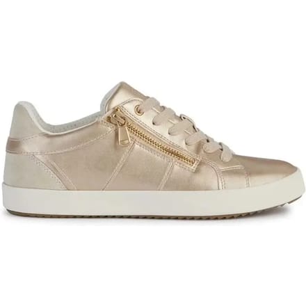GEOX BLOMIEE DAMES Sneakers - LICHTGOUD/LICHTBEIGE - Maat 36