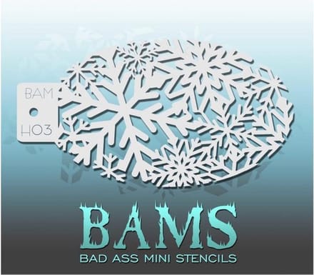 Bad Ass BAM Schmink sjabloon H03