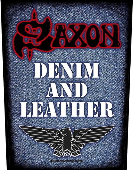 Saxon - Denim & Leather Rugpatch - Multicolours