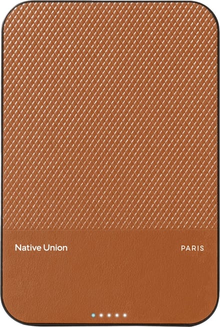 Native Union (Re)Classic Power Bank - Tangerine - MagSafe - Qi2- 5000mAh