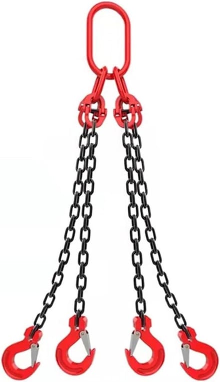Ketting Takel - Hijsgereedschap - Zwaar Tillen - Multi-Limb Ontwerp - 3 Ton 2 Meter - Grijs