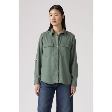 Levi's Doreen Utility Shirt Größe: XS | Longsleeves Outlet | Damen