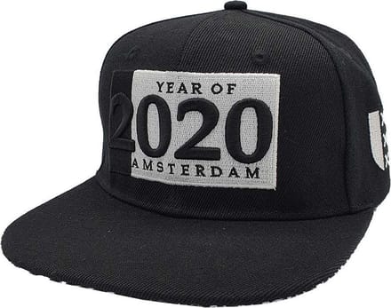 Lauren Rose - Het Jaar van Amsterdam 2 020 - Snapback Pet - One Size - Black