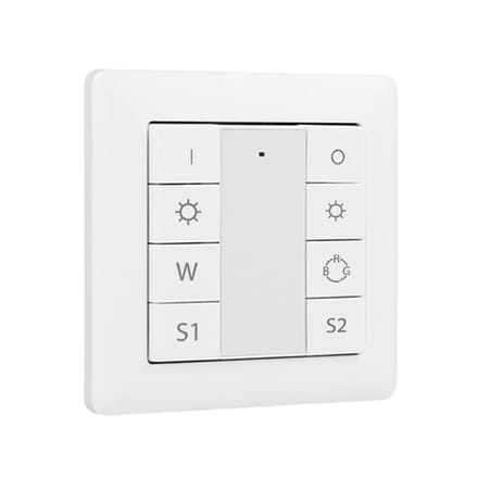 Draadloze wandbediening RGBW Zigbee 1 zone