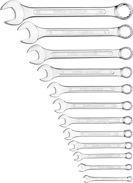 12-delig Vorkringsleutelset 6-22 mm - Ergonomisch Ontwerp