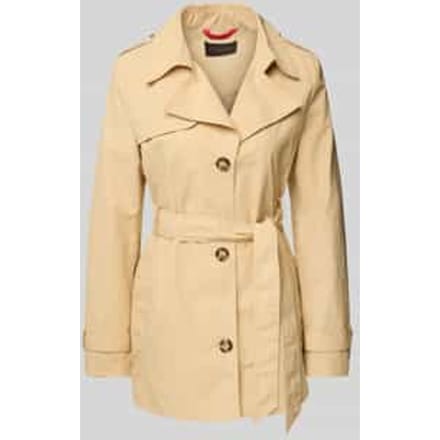 Trenchcoat met strikceintuur