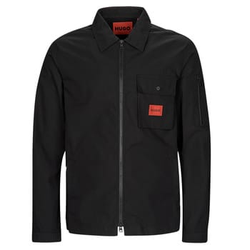 Oversized fit overshirt van katoenmix model 'Emmond'