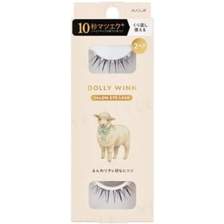 Koji - Dolly Wink Salon Eye Lash 19 Soft, Droopy-Eyed Sheep- 2 pairs