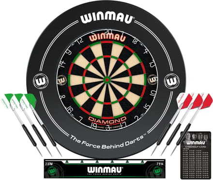WINMAU - PDS Diamond Dartbord Surroundset