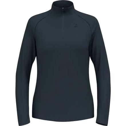 Odlo Rigi Fleece Met Halve Rits Blauw L Vrouw