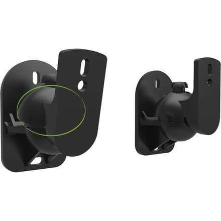 1 Paar Speaker Wandmontage Beugel ABS Kunststof Houder Plank 5KG Draagvermogen voor Thuis black