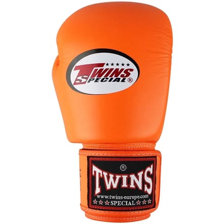 Twins Special Bokshandschoenen BGVL 3 – Echt Leer – Oranje – 12 oz