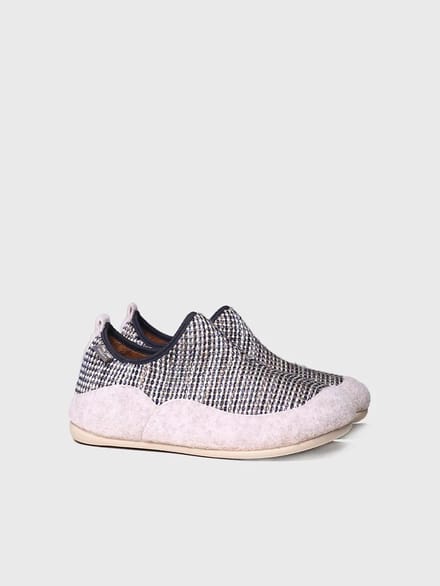 Herenslippers van stof en vilt | NIL-DS