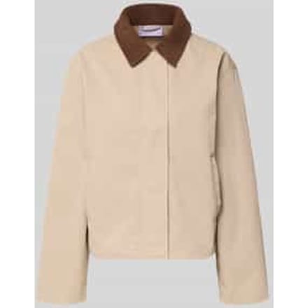Regular fit Jack met platte kraag Model 'Wilma'