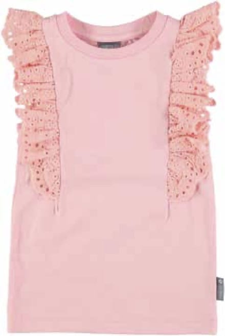 Vinrose top/t-shirt maat 146/152 powder pink