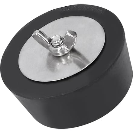 Winterstop Rubber Expansie voor Zwembadleidingwerk Winterfittingen 63mm gray