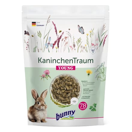 2x1,5kg Konijnen Droom Young Bunny Konijnenvoer