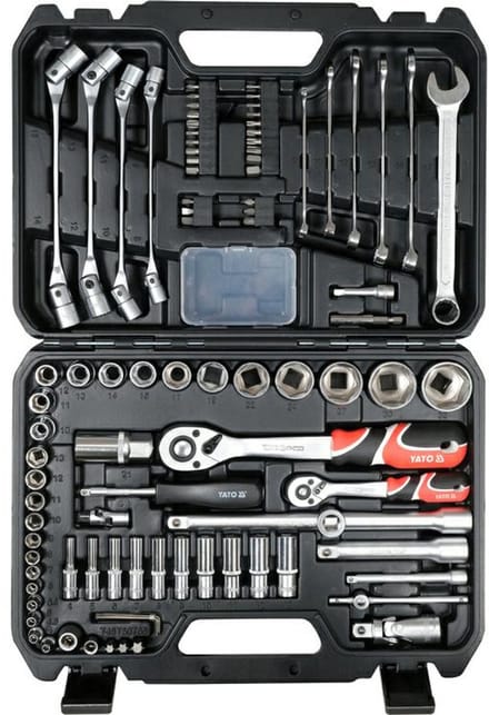 Yato YT-38784 - Dopsleutelset - 93 Delig - AS-DRIVE - Ergonomische Handgrepen