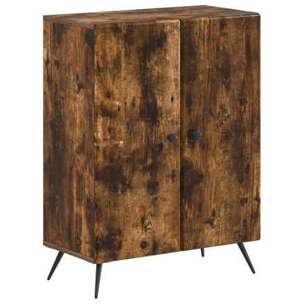 vidaXL - Badkamer - Opbergkast - BREDA - Gerookt - eiken - 59,5 - x - 31 - x - 80 - cm