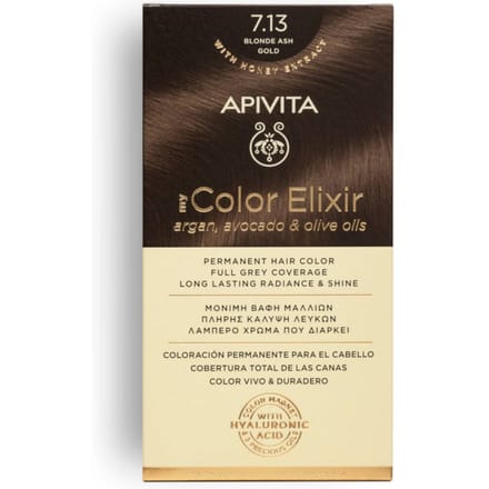 My Color Elixir N7.13 Golden Ash Blonde 50 + 75 + 2x15 ml | Apivita