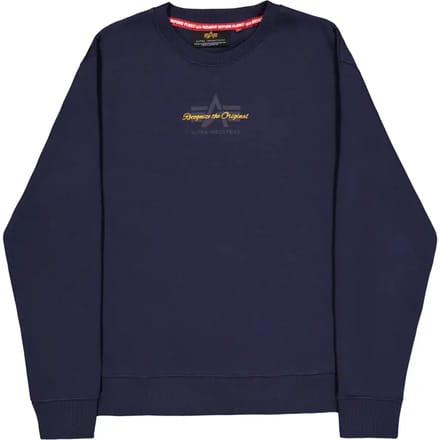 Regular fit sweatshirt van katoenmix met labeldetail