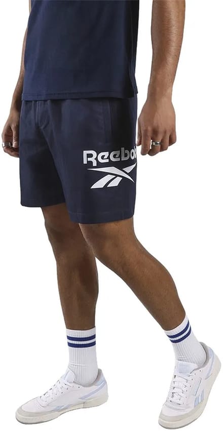 Reebok 1 Color Logo 7´´ Korte Broek Blauw L Man