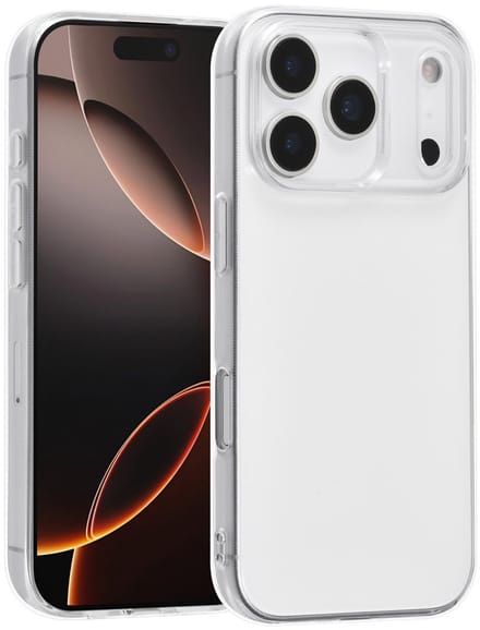 TUNIQ Back cover voor iPhone 17 Pro - Transparent - Flexibel en Schokbestendig