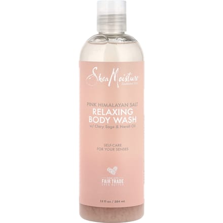 SheaMoisture, Pink Himalayan Salt Relaxing Body Wash, 13 fl oz (384 ml) white