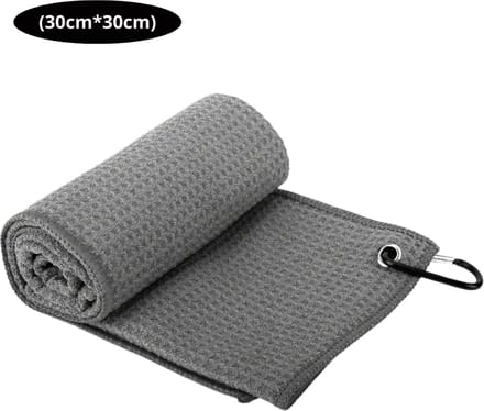 Livano Golf Handdoek - Golfhanddoek - Golf Accessoires - Towel - Comfortabel - Grijs