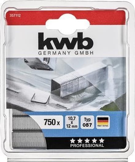 KWB Nieten Hard Type 057C - 12 mm - 750 Stuks