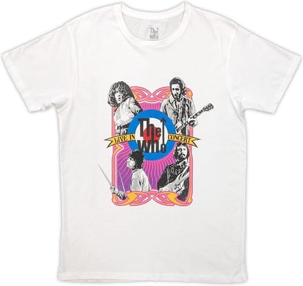 The Who - In Concert Target Logo Heren T-shirt - M - Wit